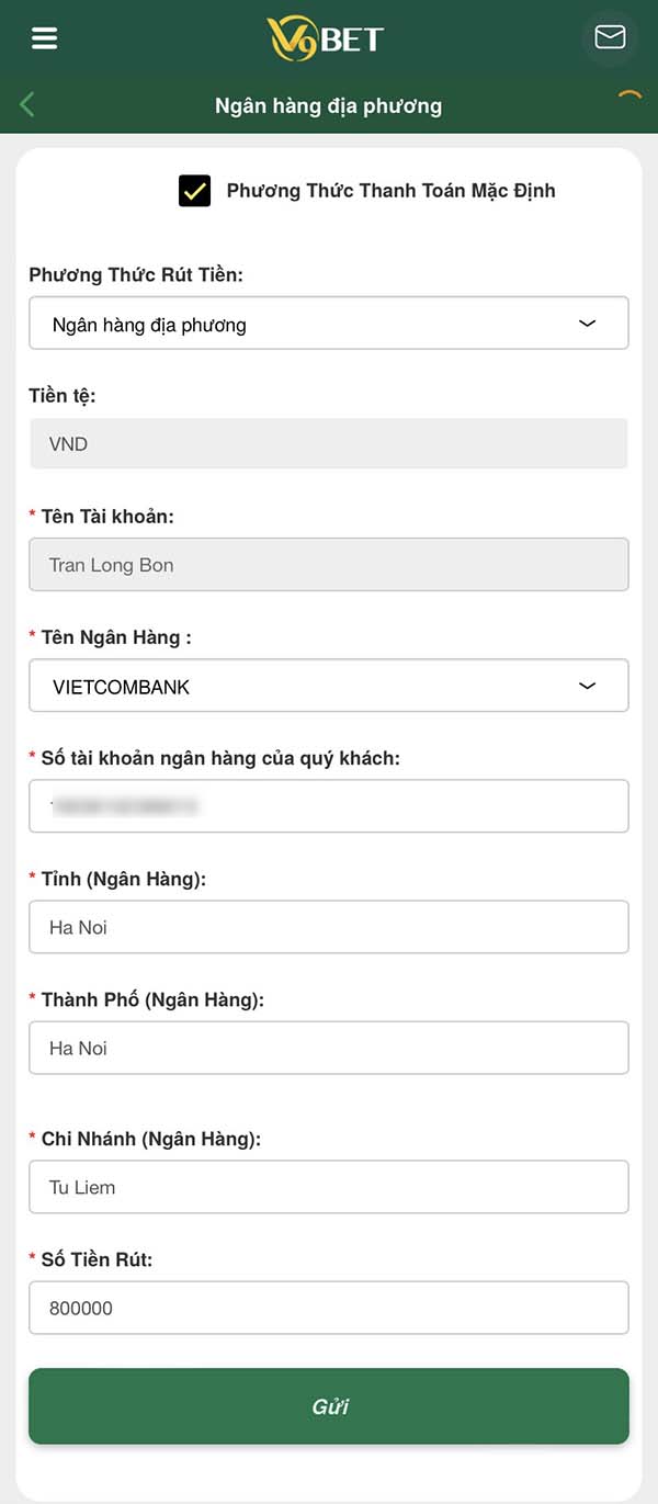 Cách rút tiền từ V9bet Cách rút tiền từ V9bet
